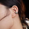 Unique Earring, Silver Ear Cuff in Sterling Silver (sold alone)(Earrings) | EWOOXY