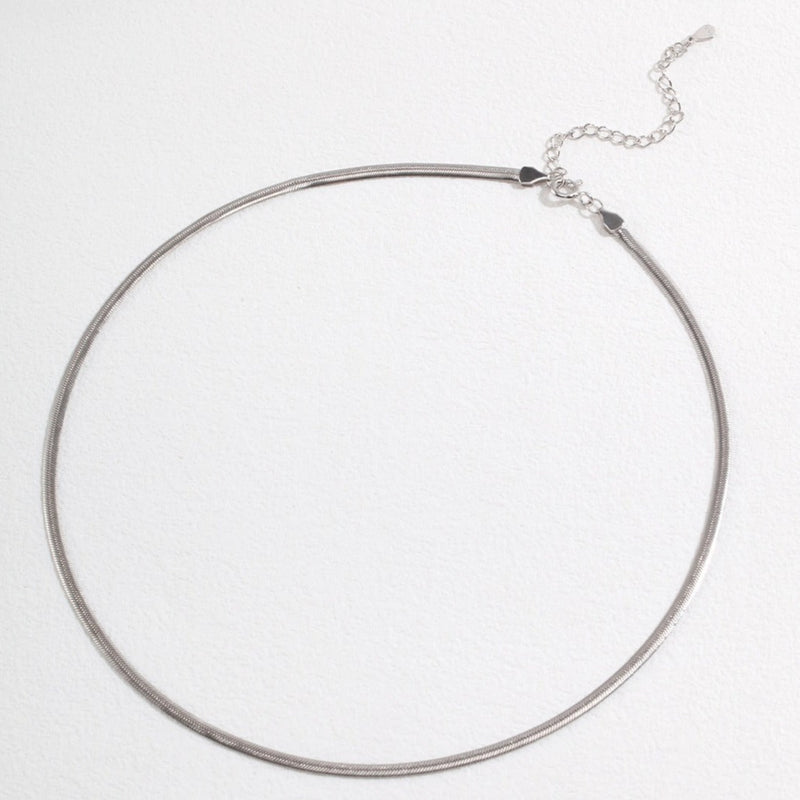 Snake Chain, Herringbone Necklace | EWOOXY