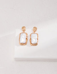 Pearl Earrings, Pearl Drop Earrings, Real Pearl Earrings | EWOOXY