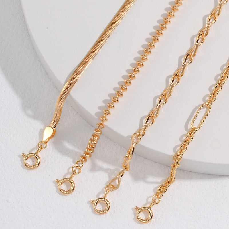 Snake Chain, Herringbone Necklace | EWOOXY