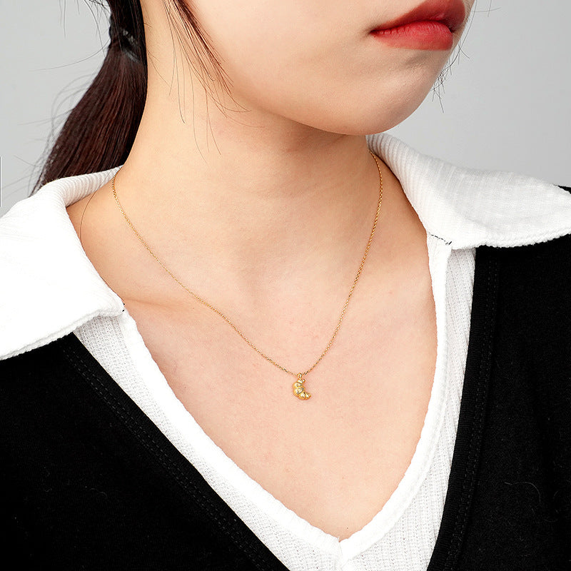 Horn Necklace, Sterling Silver Necklace | EWOOXY