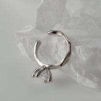 Ear Cuff No Piercing, Ear Clip in Sterling Silver (sold alone)(Earrings) | EWOOXY
