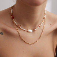 Baroque Pearl Necklace, Strawberry Necklace | EWOOXY