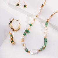 Jade Necklace, Real Pearl Necklace | EWOOXY