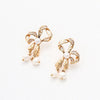 Pearl Drop earrings, Pearl Dangle Earrings, Pearl Earrings | EWOOXY
