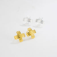 Earrings Cross Earrings, Cross Stud Earrings | EWOOXY