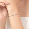 Tennis Bracelet Bracelet, Ladies Tennis Bracelet, Sterling Silver Bracelet | EWOOXY