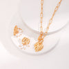 Paperclip Necklace, Leaf Necklace | EWOOXY