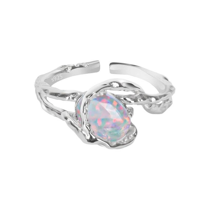 Opal Ring Women, Opal Rings, Silver Opal Ring | EWOOXY