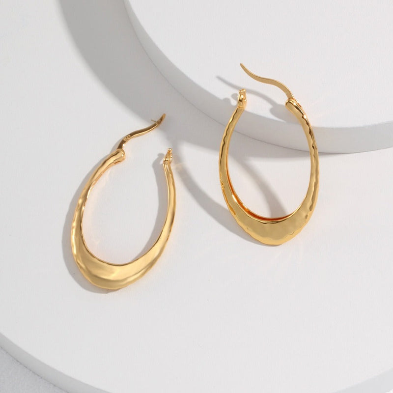 High Quality and Cheap Earrings in Sterling Silver, Hoop Earrings | EWOOXY