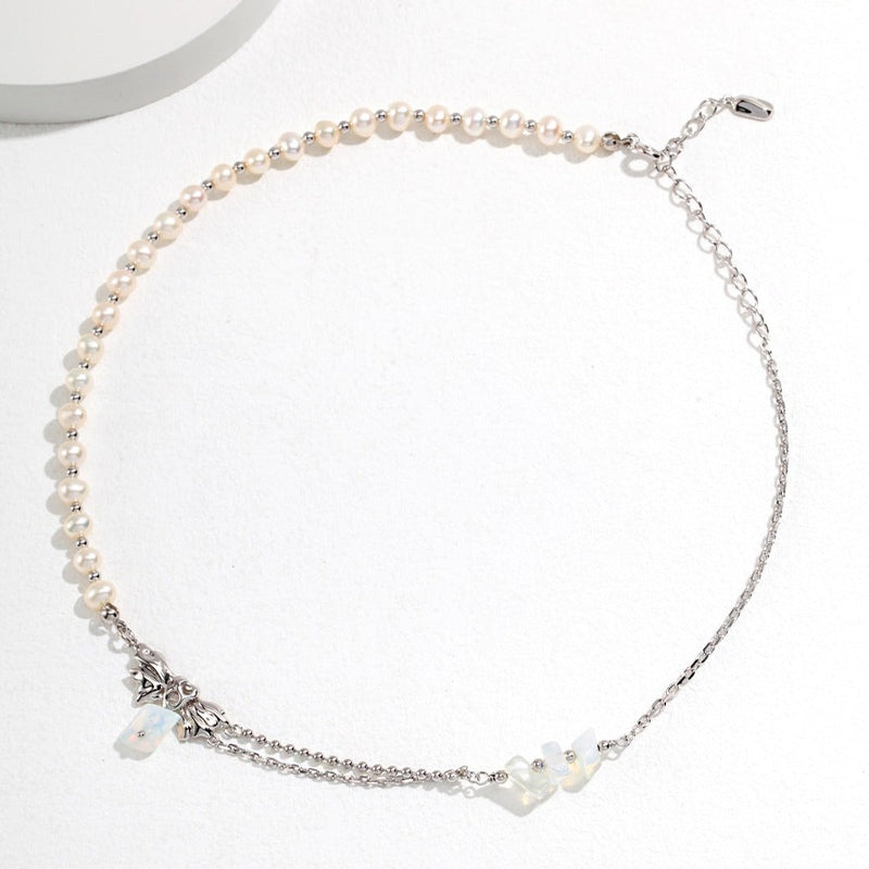 Real Pearl Necklace, Bead Necklace | EWOOXY